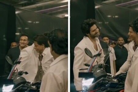Shah Rukh Khan Checks Out The BMW G 310 GS, Watch Video Here