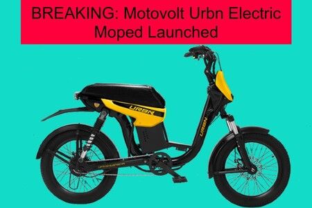 BREAKING: The Motovolt Urbn Electric Moped Is Here