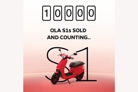 10,000 Ola S1 E-Scooters Sold In One Day