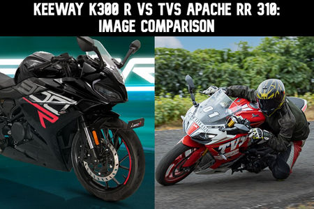 Keeway K300 R vs TVS Apache RR 310: Image Comparison