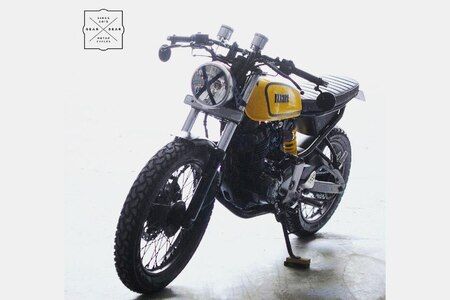 This Yamaha FZ 16 Has Been Customised To Look Like A Retro RX100 Scrambler, Check It Out In 6 Images