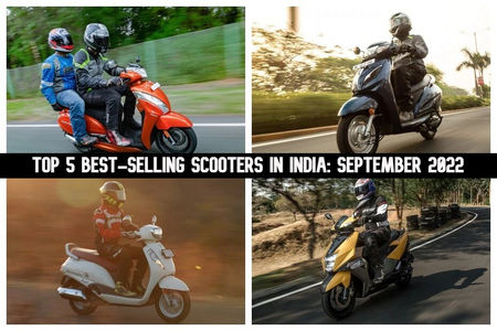 Top 5 Best-selling Scooters In India In September 2022: Honda Activa, TVS Jupiter & More