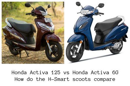 In 10 Pics: Honda Activa 125 H-Smart Vs Honda Activa 6G H-Smart