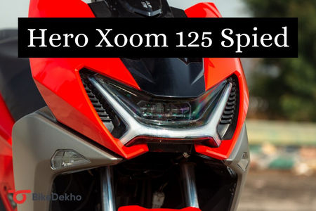 Upcoming Hero Xoom 125 Spied, Could It Be An Aprilia SR 125 Rival? 