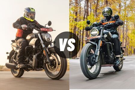 Hero Mavrick 440 Vs Harley Davidson X440: Image Comparison