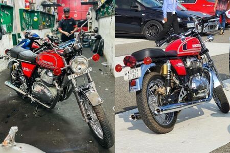 Modified Royal Enfield Interceptor 650 Looks Like Yamaha RD350, Check Exhaust Note In Video