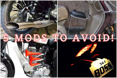 Wacky, Weird And Dangerous: 5 Two Wheeler Modifications To Avoid