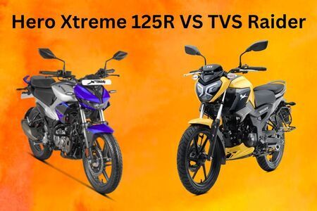 TVS Raider Vs Hero Xtreme 125R: Comparison In Images