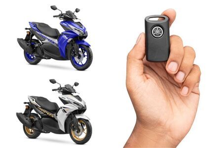 BREAKING: Yamaha Aerox 155 Version S With Smart Key Launched