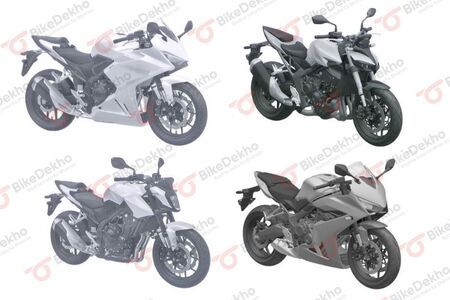 Honda CB500 Hornet, Honda CBR500R, Honda CBR650R And Honda CB1000 Hornet Designs Patented In India