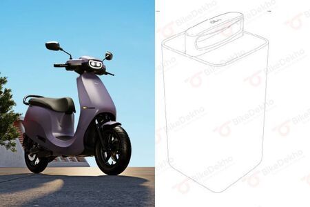 Ola Electric Swappable Battery Design Patent Filed