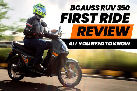 BGauss RUV 350 First Ride Review: It’s Different