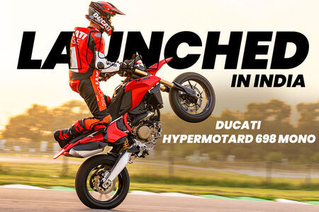 BREAKING: Ducati Hypermotard 698 Mono Launched In India