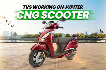 TVS Jupiter CNG Scooter In The Works: Will Be World’s First CNG Scooter