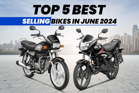 Top 5 Best Selling Bikes In India: June 2024