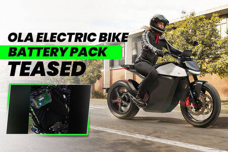 Upcoming Ola Electric Bike Battery Pack Teased