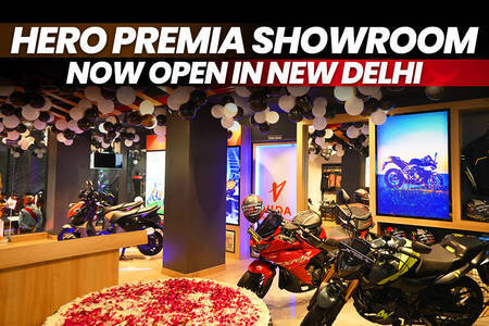 Hero MotoCorp Debuts 1st Premia Showroom In New Delhi