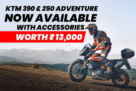 KTM 390 Adventure & 250 Adventure Now Gets Free Accessories Worth Rs 13,000 As Standard