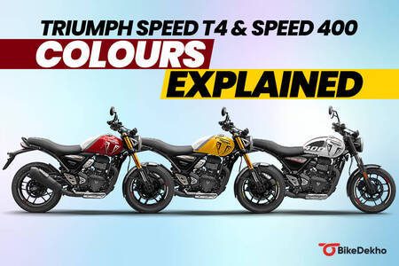 Triumph T4 And Speed 400: Colours Explained