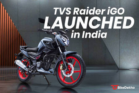 BREAKING: TVS Raider iGO Launched in India