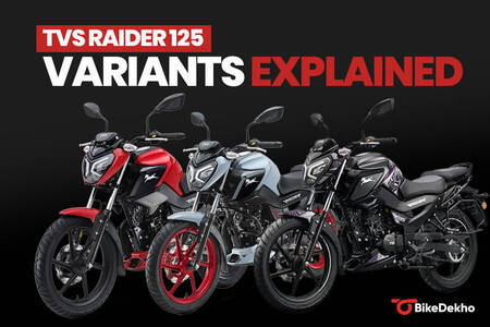 TVS Raider 125 Variants Explained