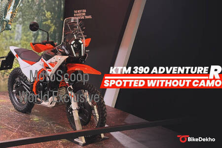 2025 KTM 390 Adventure R Spotted At EICMA 2024 Without Camo