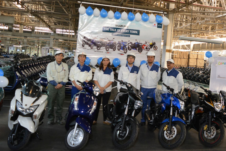 Suzuki Motorcycles India Rolls Out Four Millionth Vehicle Suzuki Motorcycles India Rolls Out Four Millionth Vehicle
