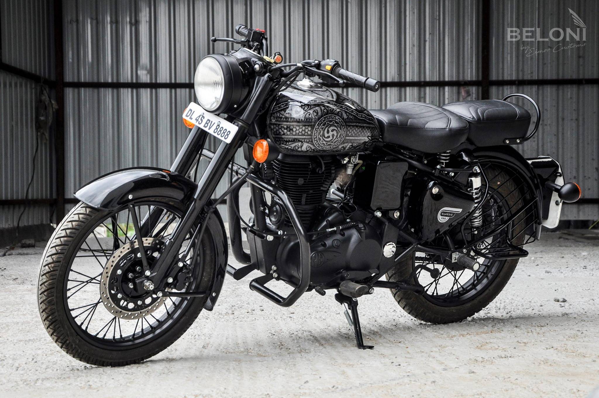 Royal enfield classic online 350 black latest model