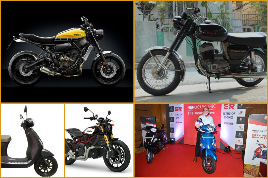 Weekly News Wrapup: Indian FTR 1200 Launch, Yezdi Website Launched, Benling to get E-scooter here & More