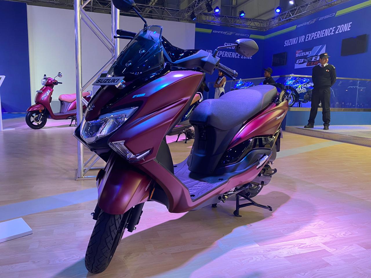 Suzuki Burgman Street BS6 Unveiled At Auto Expo 2020 Suzuki Burgman Street BS6 Unveiled At Auto Expo 2020