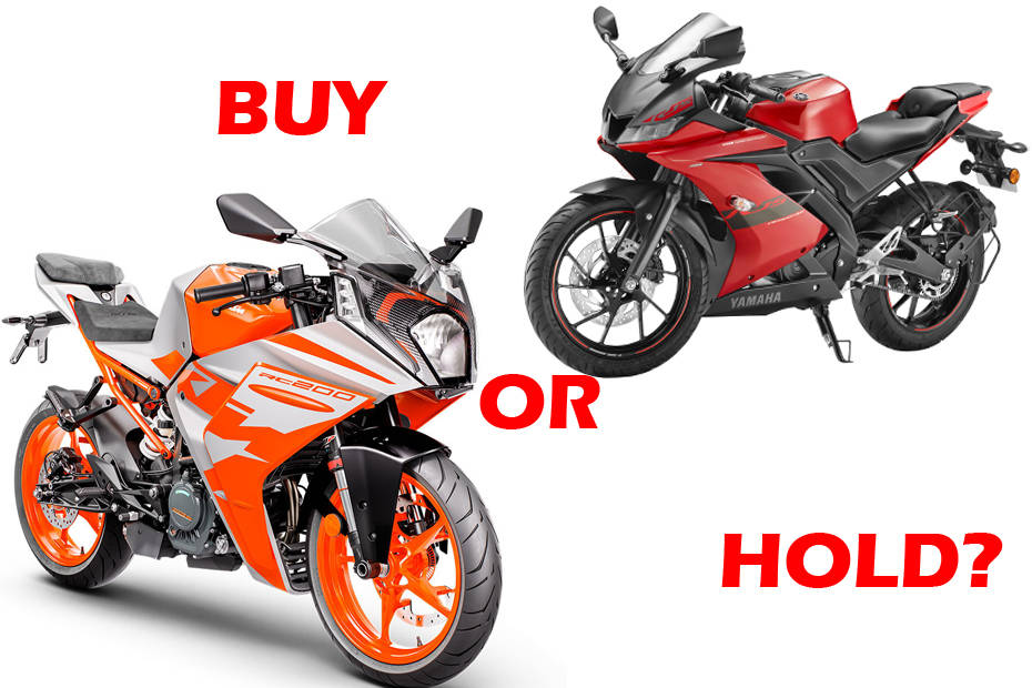 Yamaha YZF R15 V3 vs 2021 KTM RC 200 Buy Or Hold BikeDekho