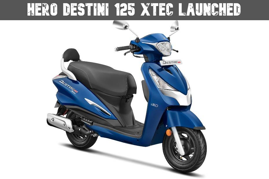 Feature rich Hero Destini 125 Xtec Launched BikeDekho