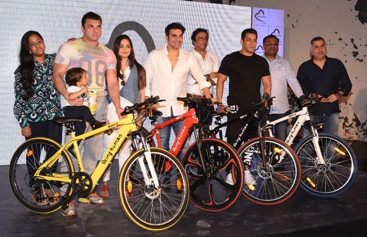 Salman Khan Launches Being Human E-Cycle Salman Khan Launches Being Human E-Cycle