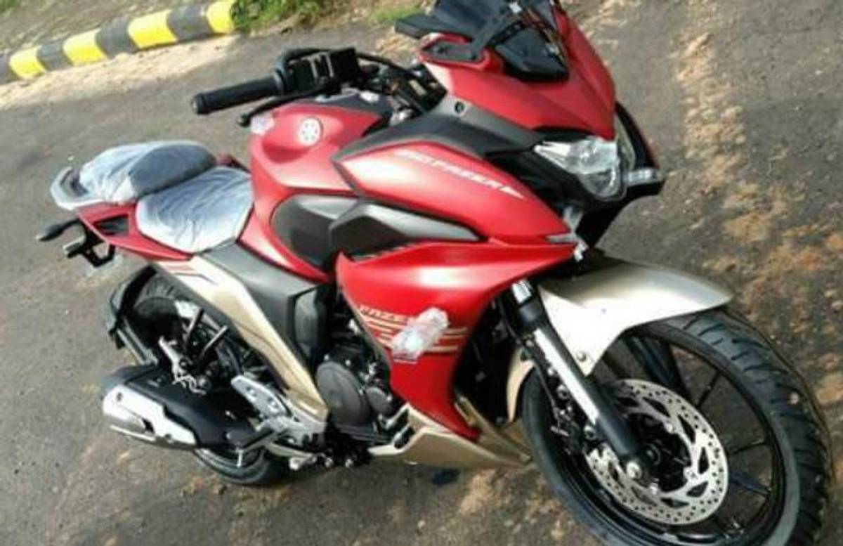 Yamaha Fazer 250 Spotted without camouflage Yamaha Fazer 250 Spotted without camouflage