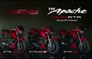 TVS Launches The Apache RTR Series In New Matte Red Colour