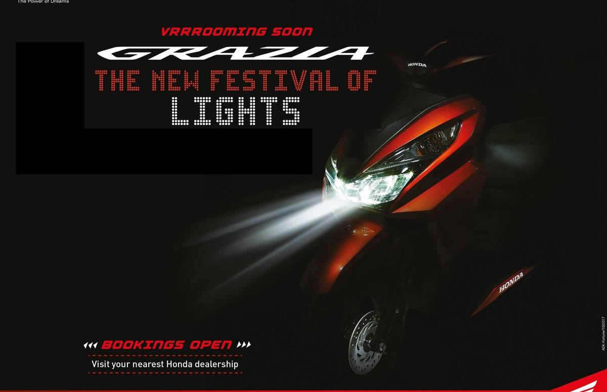 Honda to launch the Grazia on November 8 Honda to launch the Grazia on November 8