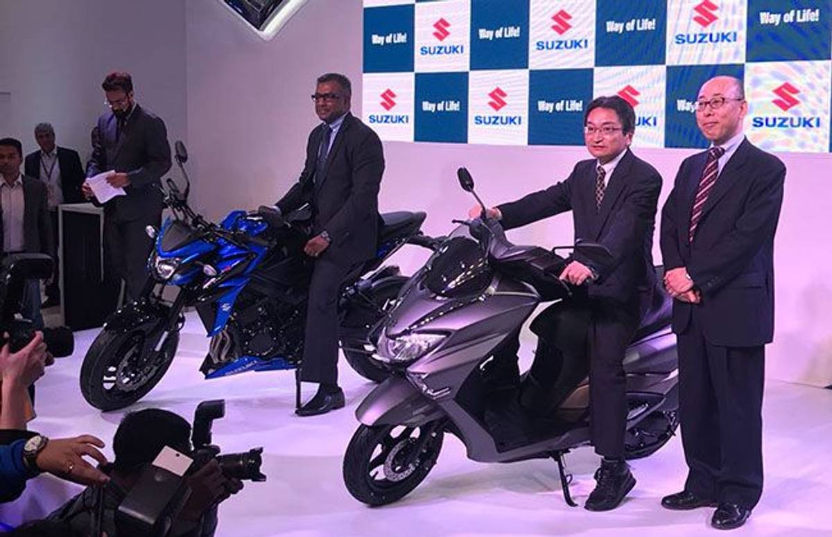 Suzuki Unveils Burgman Street At Auto Expo 2018 Suzuki Unveils Burgman Street At Auto Expo 2018