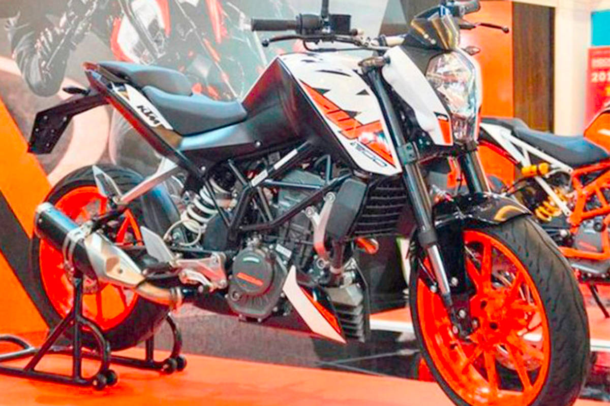 2018 KTM 200 Duke With Side-Mounted Exhaust Showcased At IIMS 2018 KTM 200 Duke With Side-Mounted Exhaust Showcased At IIMS