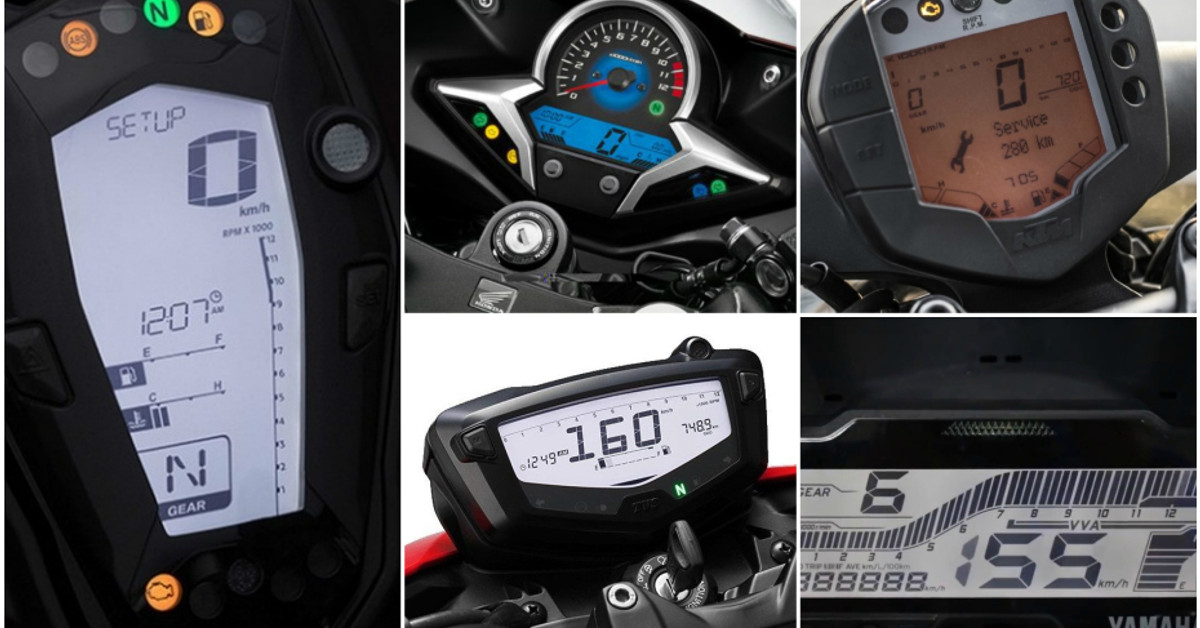 5 Cool Instrument Consoles Sub300cc Motorcycles