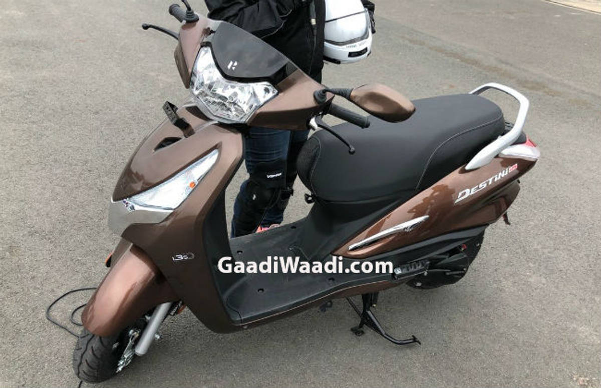 Upcoming Hero Duet 125 Spied With Destini 125 Badging Upcoming Hero Duet 125 Spied With Destini 125 Badging