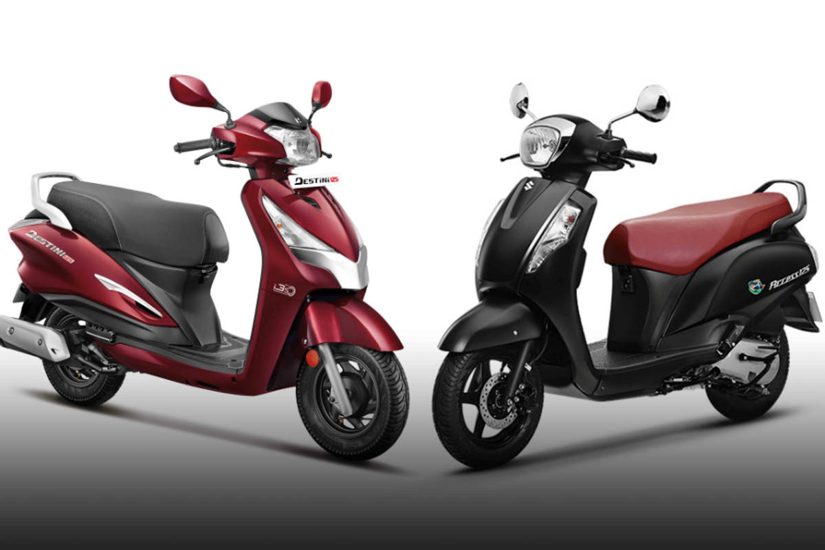 Hero Destini 125 Vx vs Suzuki Access 125 SE: Spec Comparison Hero Destini 125 Vx vs Suzuki Access 125 SE: Spec Comparison