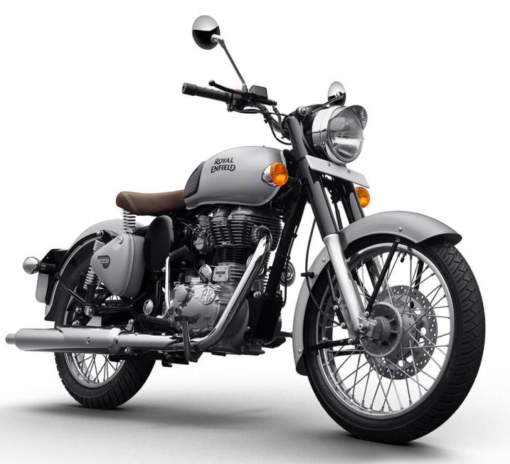 Royal enfield metallic deals silver