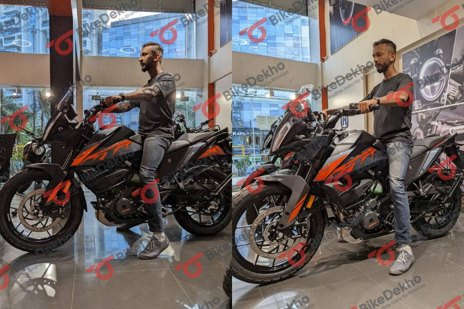 Duke 390 adventure discount on road price