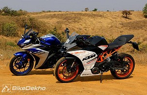 Comparison: Yamaha YZF-R3 vs KTM RC390 Comparison: Yamaha YZF-R3 vs KTM RC390