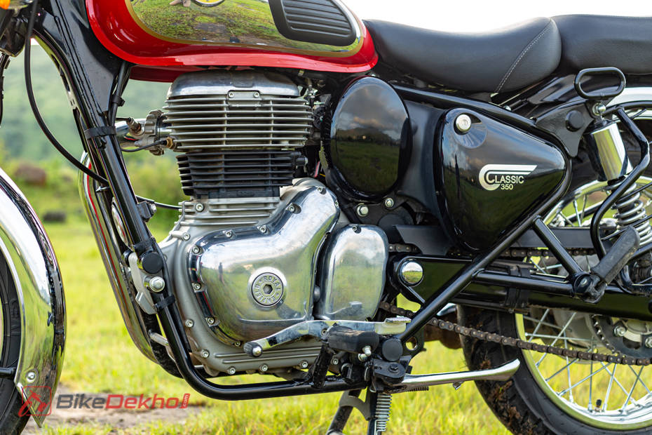 Royal enfield classic on sale 350 engine cc