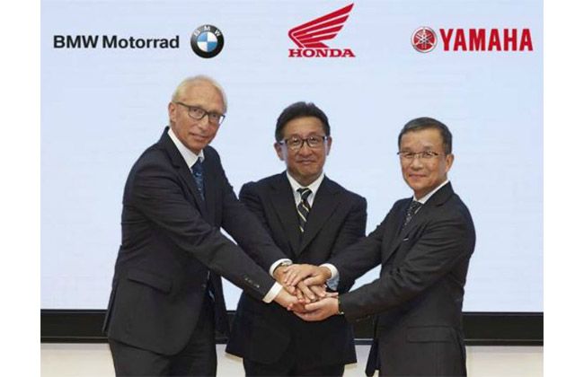 BMW, Honda & Yamaha tie-up for rider safety