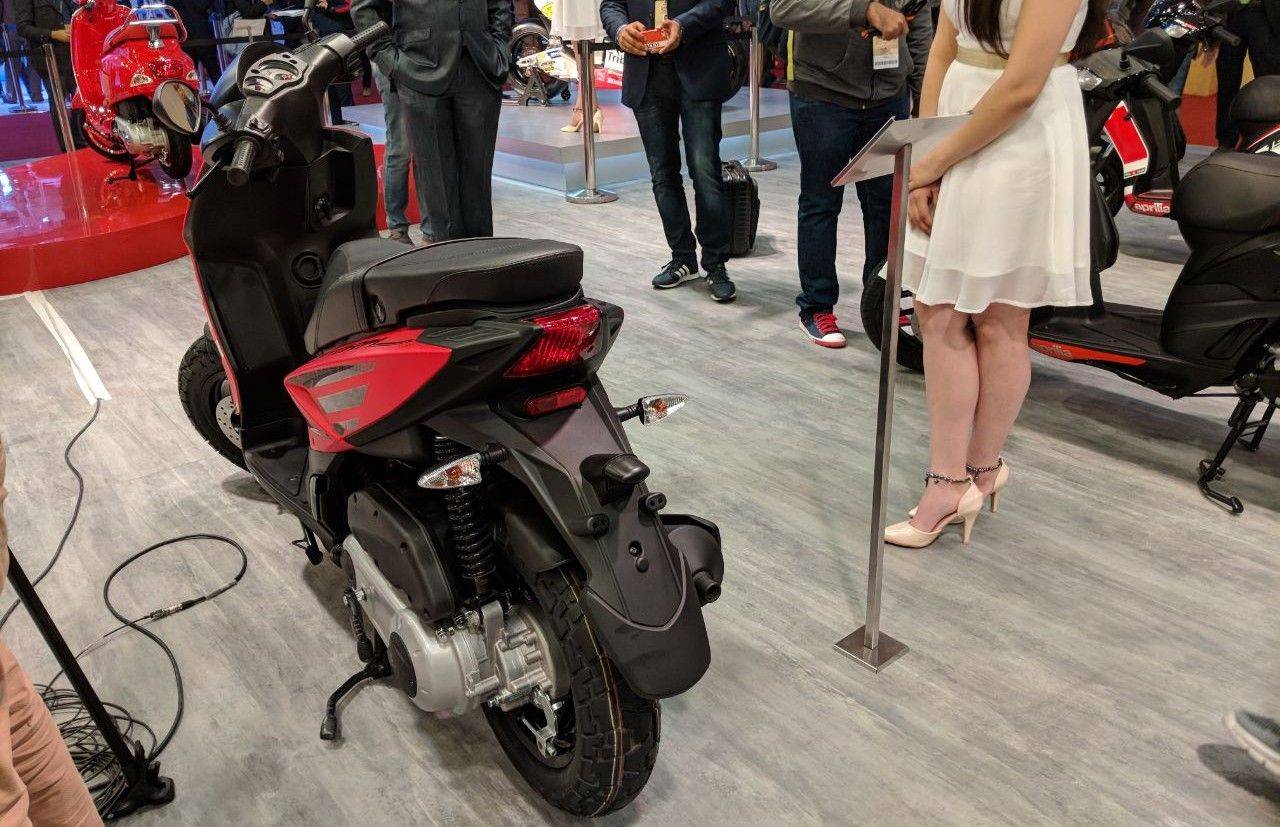 Aprilia Unveils Storm 125cc Scooter At Auto Expo 2018