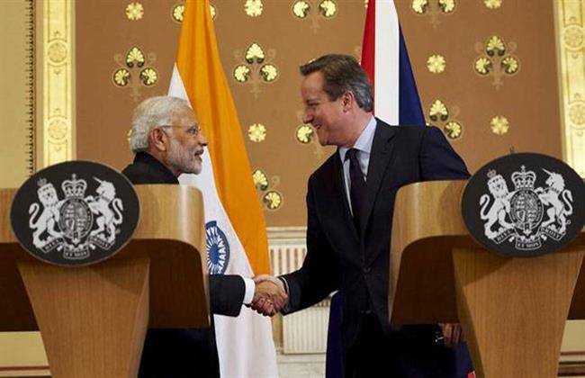 Mr. Narendra Modi and his British counterpart David Cameron