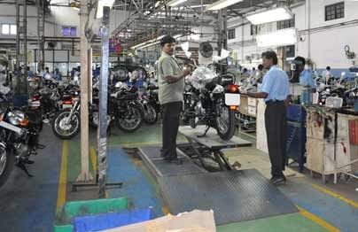 Production Commences At Royal Enfield's New Plant