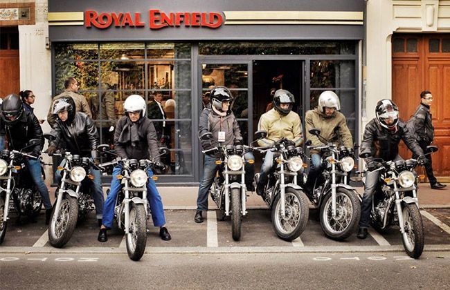 Royal Enfield Stores now also in France and Spain